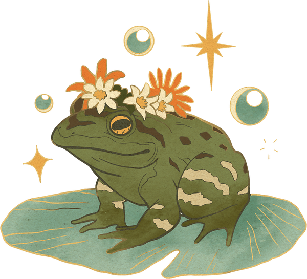 Frog Vintage Faecore Elements, Fashion & Creatures