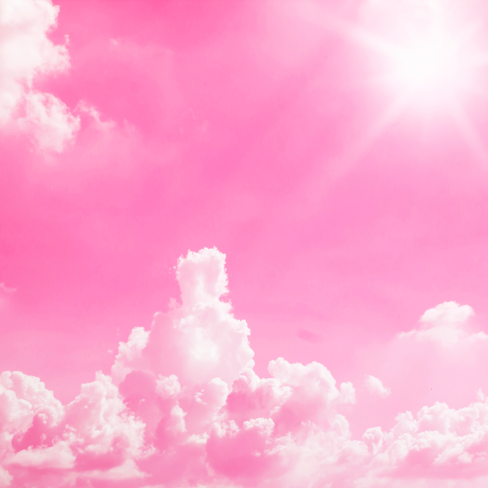 pink sky for background textured